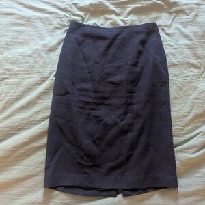 Talbots Classic Black Midi Skirt